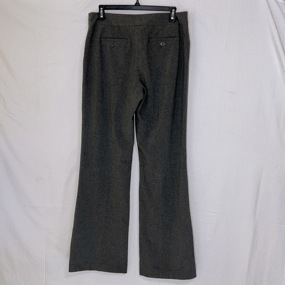 Laundry by Shelli Segal Gray Pin Stripe Bootcut Wide Leg Dress Pants Slacks-Sz 8 - Picture 4 of 10